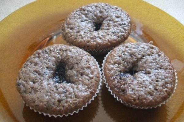 Muffins/briose cu dulceata de afine