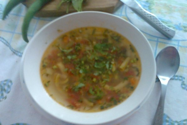 bors de fasole verde