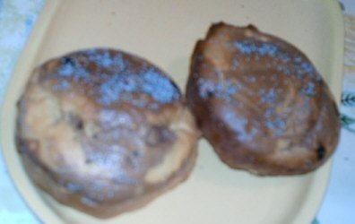 Chec cu cacao, stafide si mac