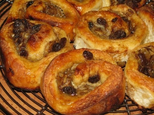 Melci cu banane si scortisoara