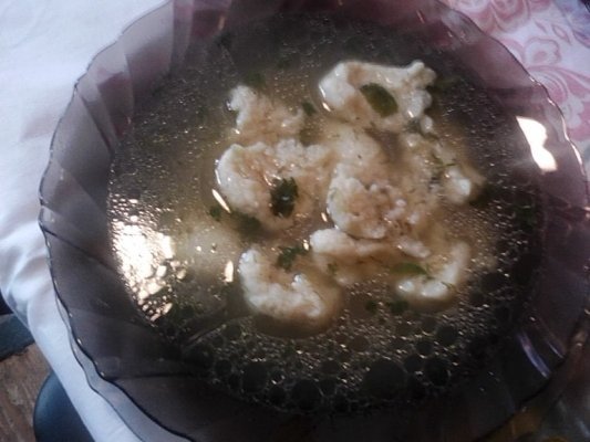 Supa cu galuste de gris