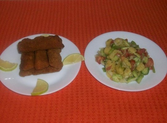 Fish finger (file de peste pane)