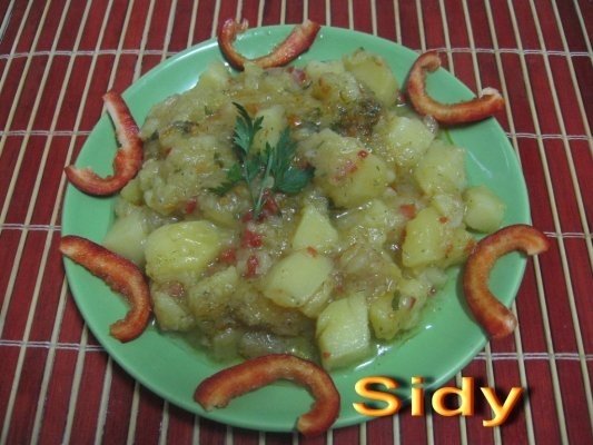 Papricas de cartofi cu dovlecel