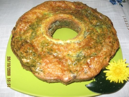 Rulada cu spanac si branza de vaci