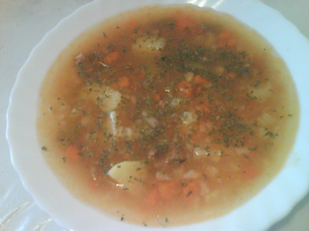 Ciorba de legume cu carne de vita