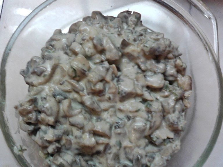 Champinion cu unt si smantana