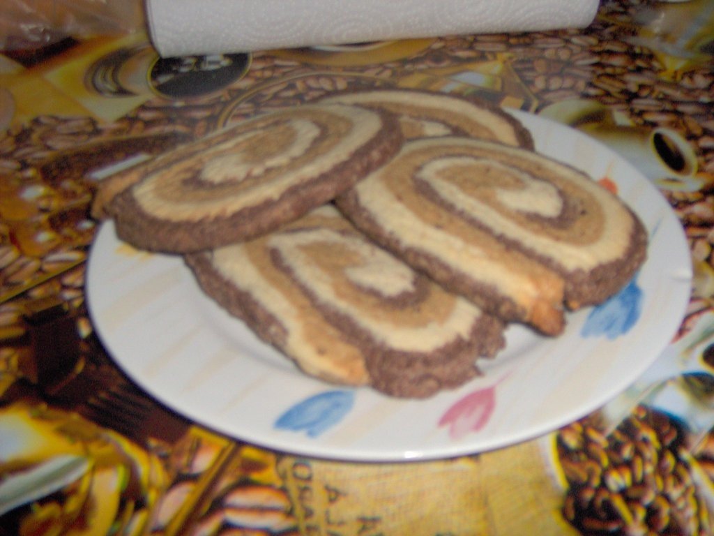 Biscuiti in trei culori