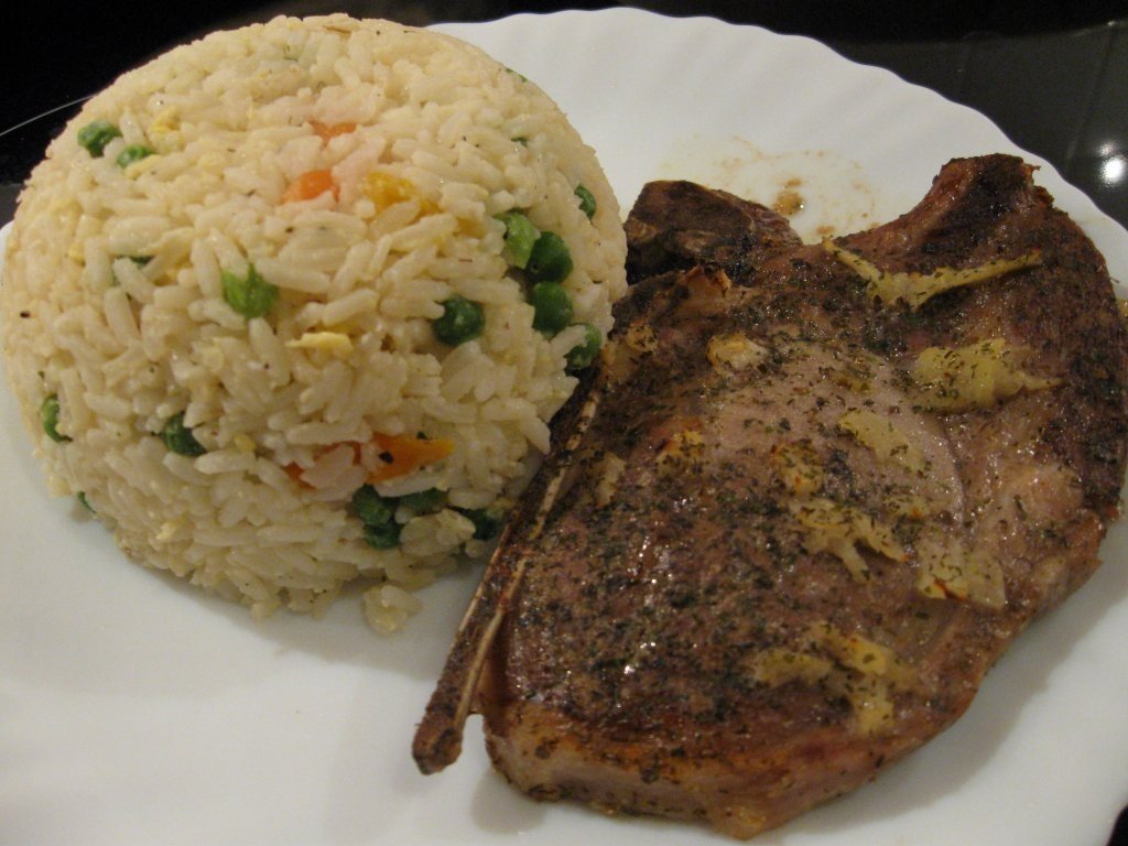 Ceafa de porc cu ghimbir si vin