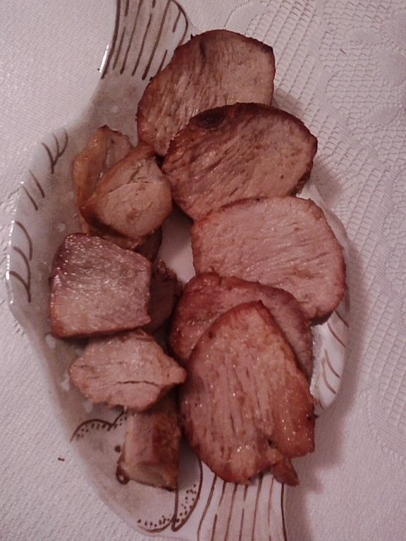 Friptura de porc in vas roman