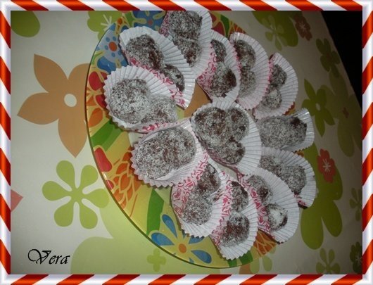 Bilute cu nuca de cocos si ciocolata