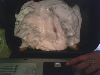 Pui cu iaurt si curry