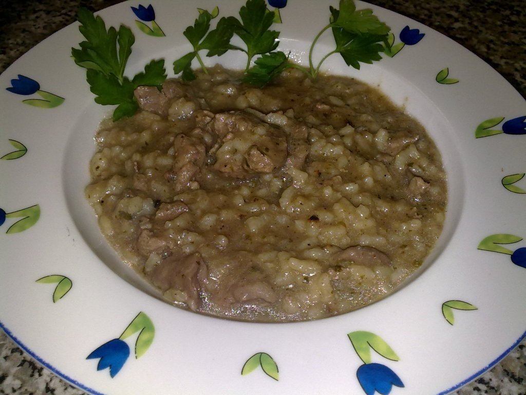 Orez cu ficatei si inimioare