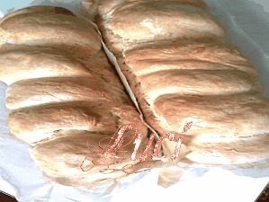 Paine de casa impletita