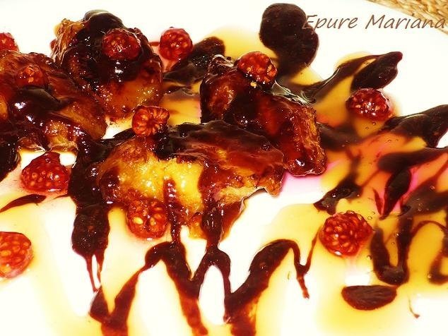 Spicy bananas-banane caramelizate picante