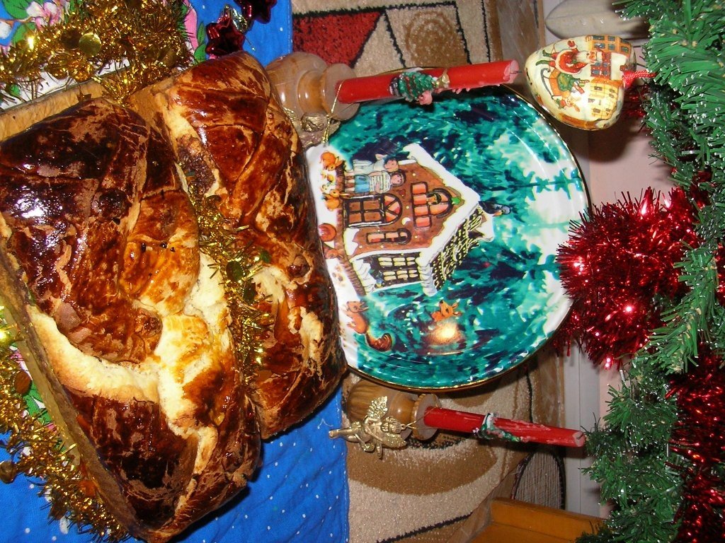 Cozonac traditional de Craciun