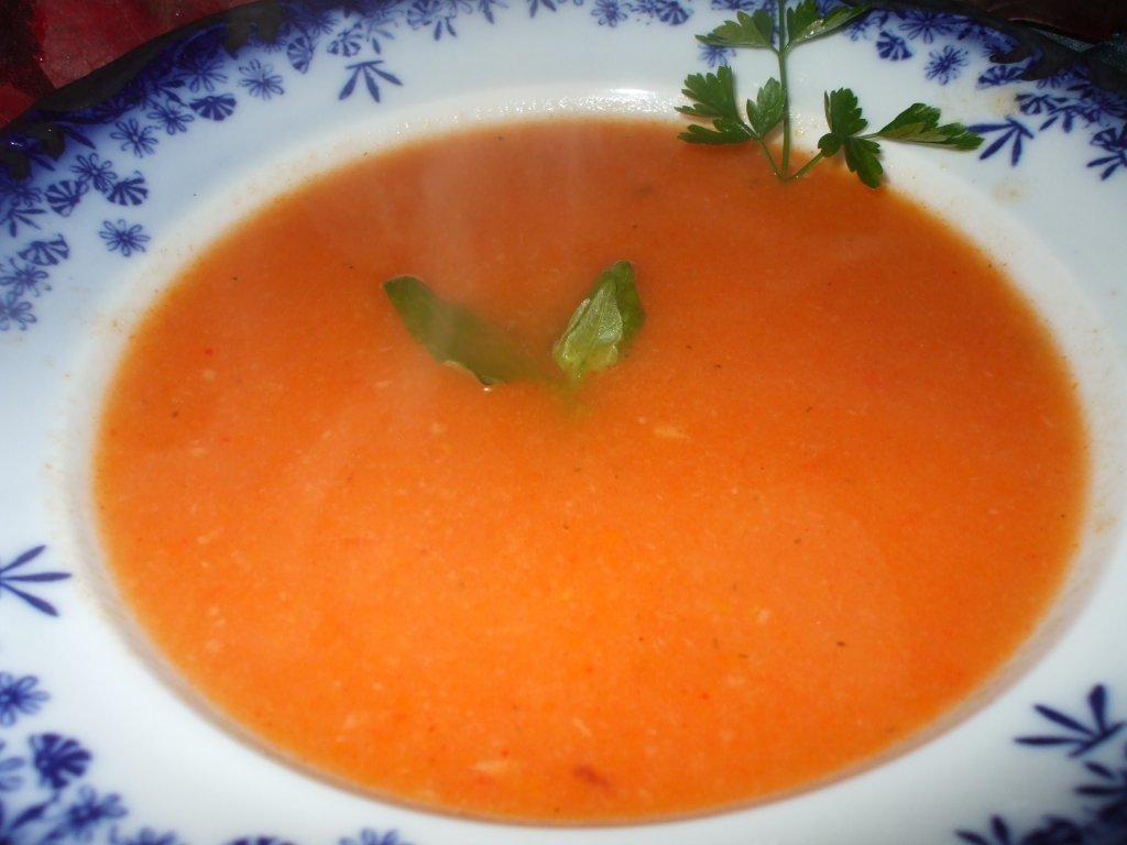 Supa crema de morcovi (supa portocalie)