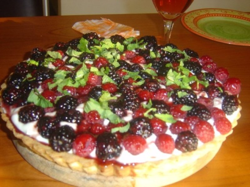 tarta cu fructe de padure