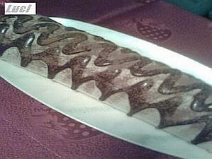 Rulada cu crema diplomat de cacao