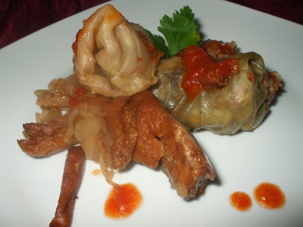 Sarmale cu jambon afumat