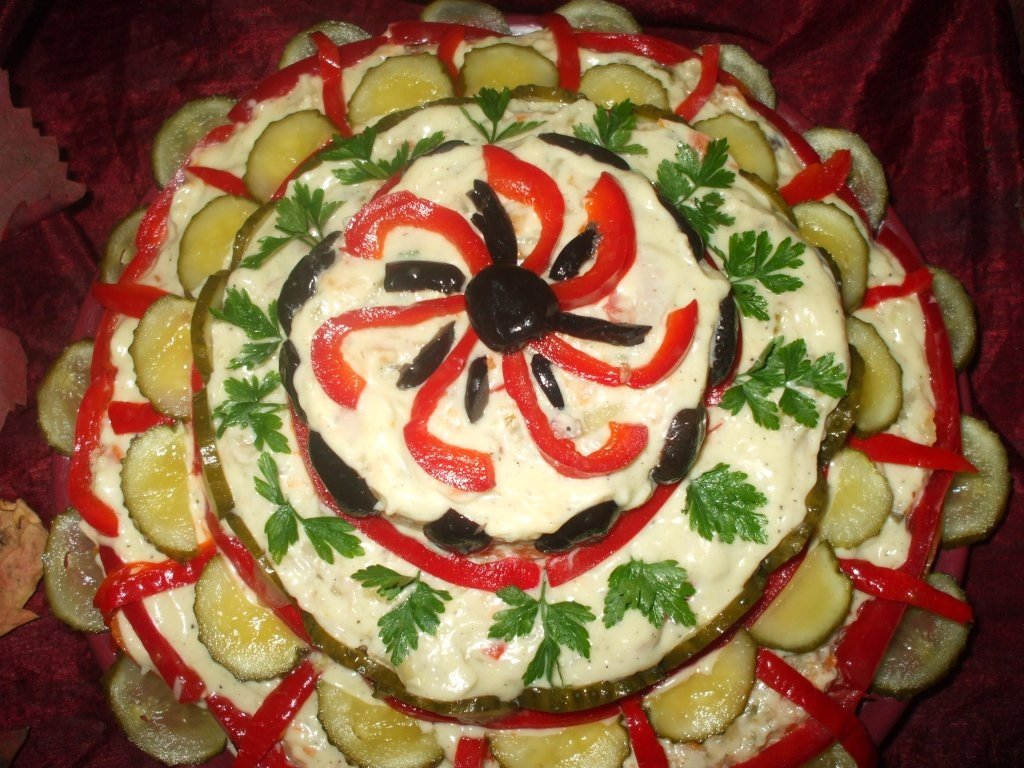 Salata tip "boeuf" cu curcan