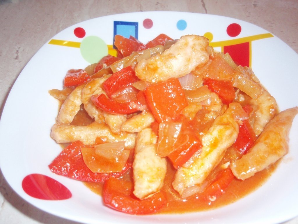 Pui in sos dulce acrisor