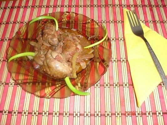 Ficatei lejeri la cuptor