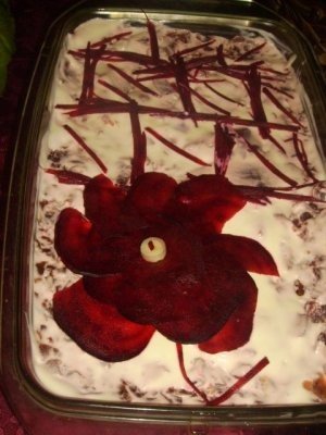 Salata de pui, peste si legume