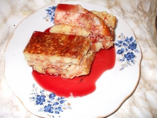 Budinca de orez cu mere