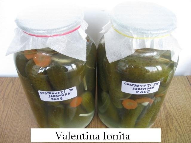 Castraveti murati pentru iarna