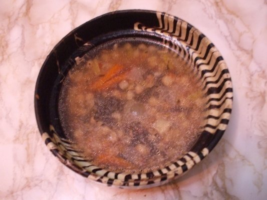 Ciorba din boabe de fasole cu tarhon