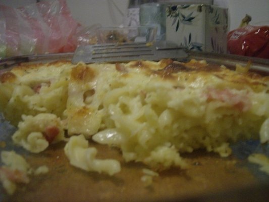 Fusili cu brinza la cuptor