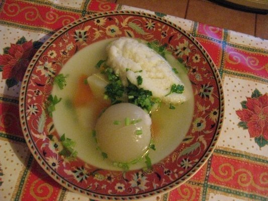 Supa de legume cu galuste