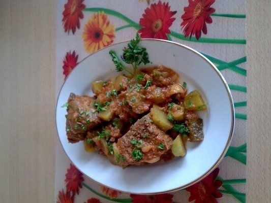 Mancare cu castraveti acri