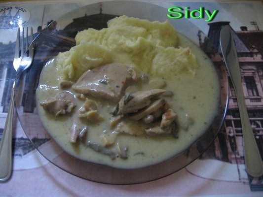 Piept de pui cu ciuperci