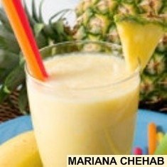Bautura cu ananas, banane si kivi