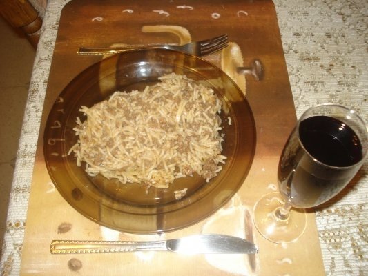 Spaghete cu carne tocata