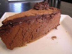 Gateau mousse au chocolat-Prajitura cu spuma de ciocolata neagra