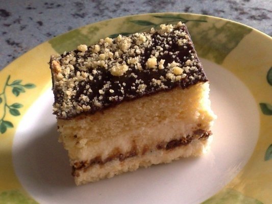 Prajitura cu biscuiti si crema de vanilie