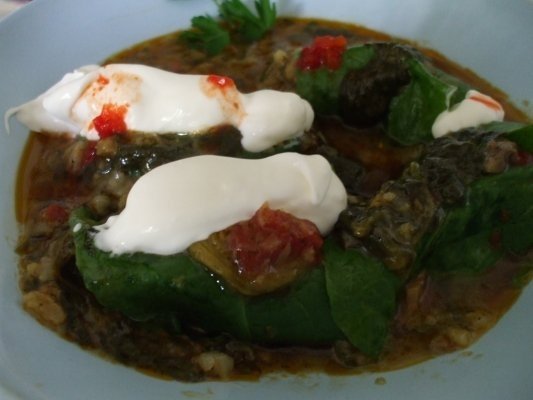 Sarmalute in foi de stevie (tei, vita, gulie)