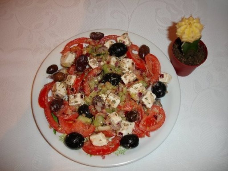 Salata Greceasca susu