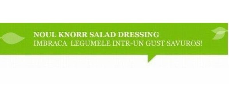 A aparut noul Knorr Salad Dressing!