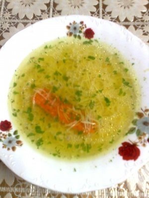 Supa de pui cu taitei