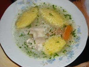 Supa cu pui si galusti