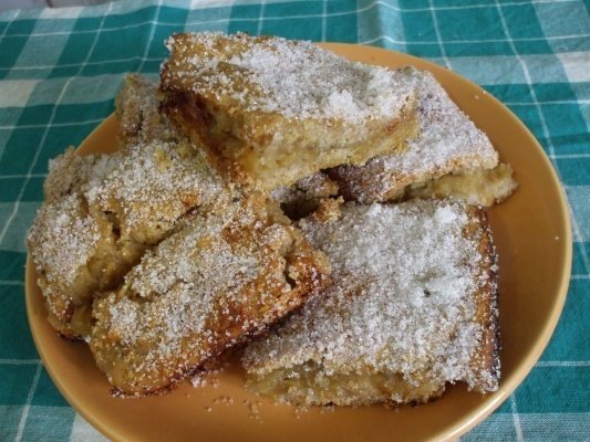 Prajitura rapida (simpla) cu mere fara aluat