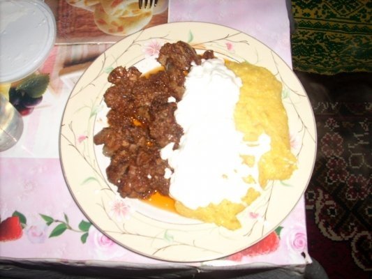 FICATEI DE PUI CU MAMALIGUTA SI SMANTANA