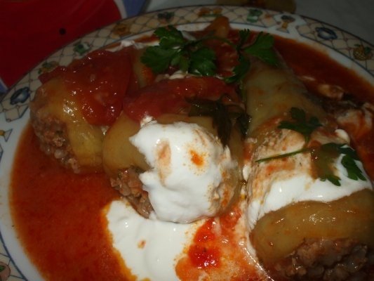 Ardei umpluti cu carne de manzat