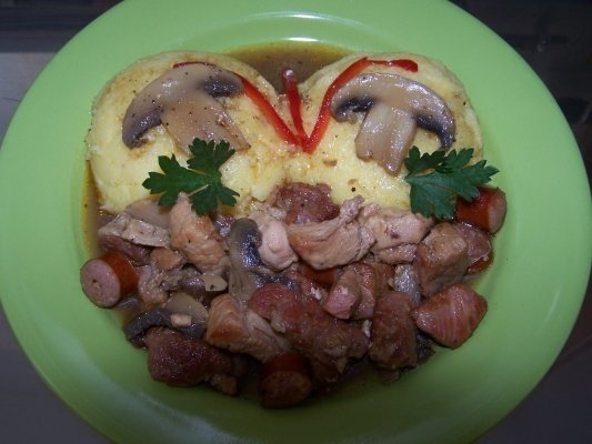 Tigaie picanta cu mamaliguta ( senzatii gustative!!!)