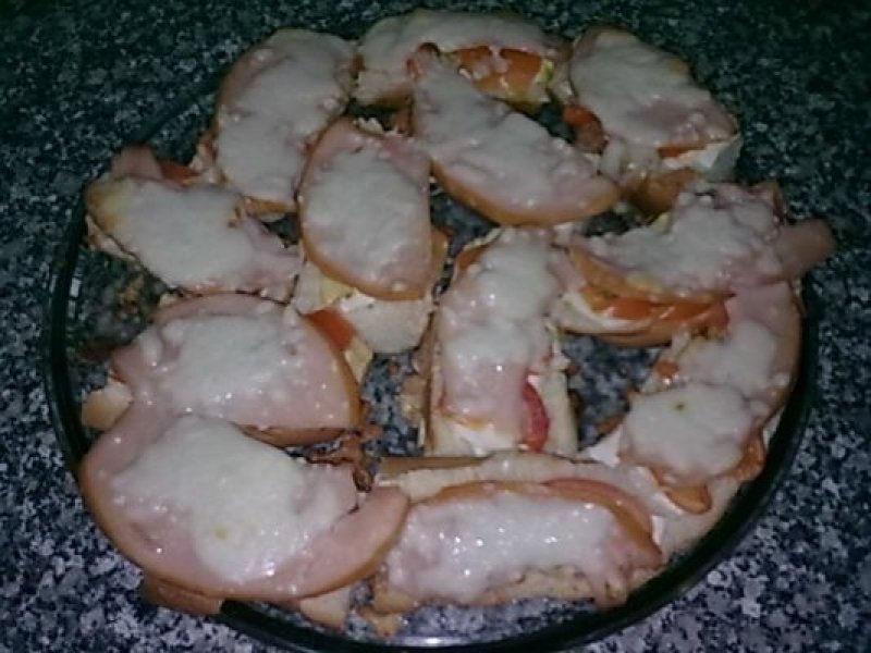 Sandwich mini pizza