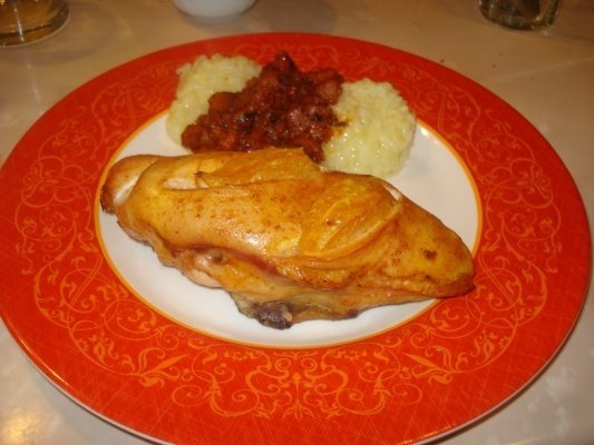 Pui cu miere si portocale