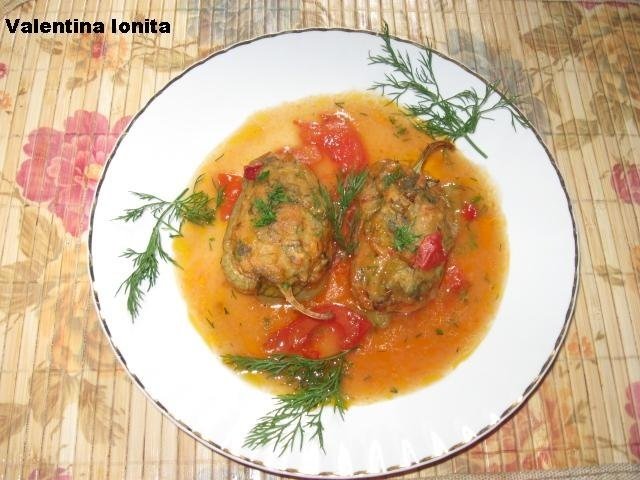 Ardei umpluti cu peste